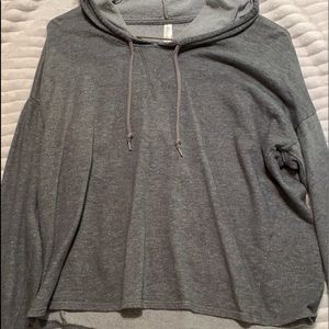 Loose fitting lightweight hoodie